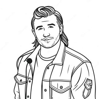 Morgan Wallen Coloring Page 80745-22614