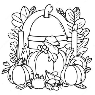 Religious Children S Church Thanksgiving Coloring Page 80821-22676