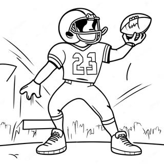 Exciting Super Bowl 2024 Mascot Coloring Page 80874-22717