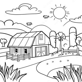 Farm For Adults Coloring Pages