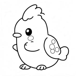 Peep Coloring Pages