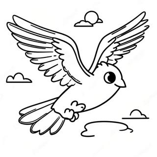 Peso Pluma Flying In The Sky Coloring Page 80978-22797