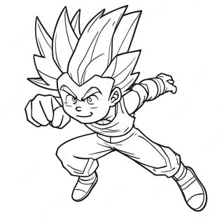 Gon Freecss In Action Coloring Page 81106-22897