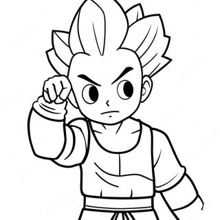 Gon Freecss In Action Coloring Page 81106-22898