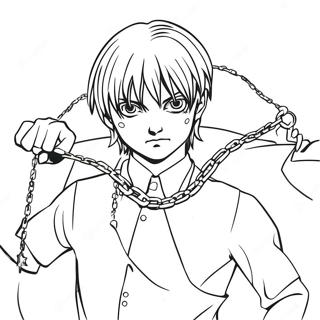 Kurapika With Chain Coloring Page 81108 22906