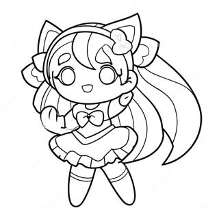 Glitter Force Coloring Pages