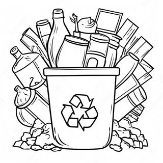 Recycling Coloring Pages