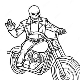 Ghost Rider Coloring Pages