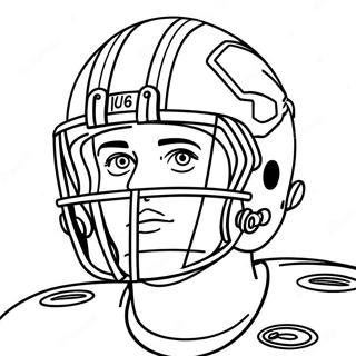 Joe Burrow Coloring Page 81466-23173