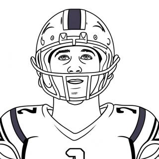 Joe Burrow Coloring Page 81466-23174