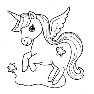 Mermaid Unicorn Coloring Page 81542-23236