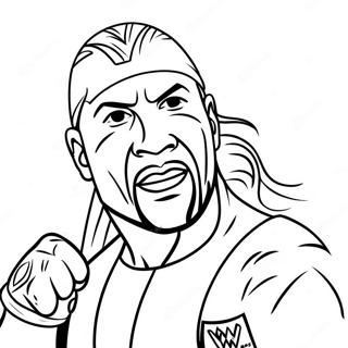 Wwe Superstars In Action Coloring Page 81595-23277