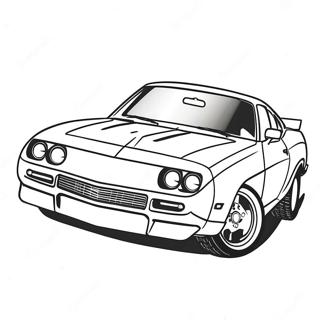 Fast And Furious Coloring Pages