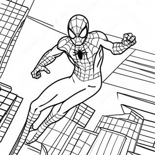 Homecoming Spiderman Coloring Page 81672-23333