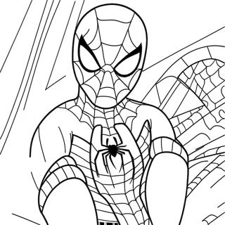 Homecoming Spiderman Coloring Page 81672-23334