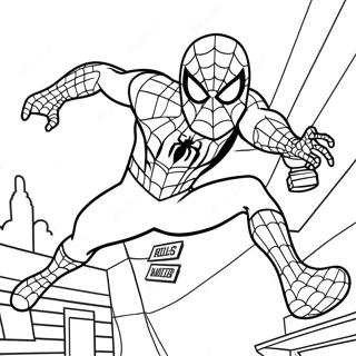 Homecoming Spiderman Coloring Page 81672-23335