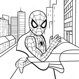 Friendly Neighborhood Spiderman Coloring Page 81676 23350