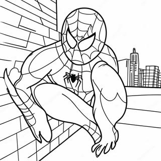 Friendly Neighborhood Spiderman Coloring Page 81676 23351