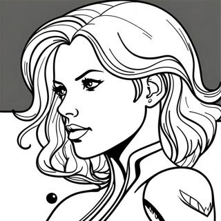 Black Widow Coloring Page 81698-23356