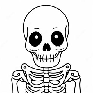 Sans The Skeleton Coloring Page 81725 23380