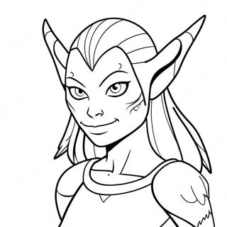Undyne The Undying Coloring Page 81727-23385