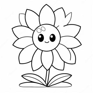 Flowey The Flower Coloring Page 81728-23389