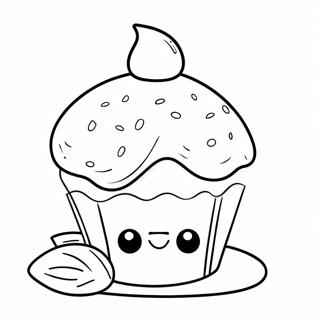 Bluey Muffin Coloring Page 81800-23436