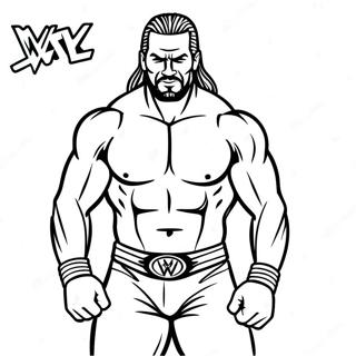 Wwe Coloring Page 81929-23534