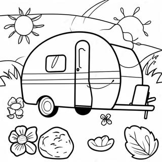 Camper Coloring Pages