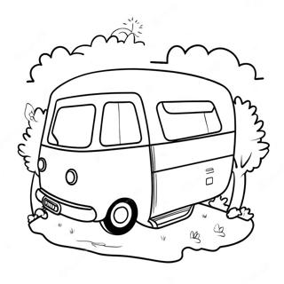 Cute Family Camper Coloring Page 82010-23606