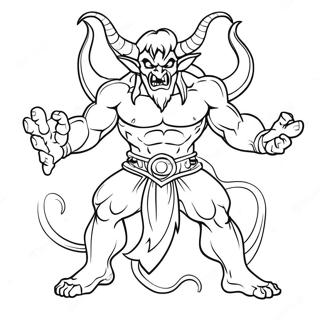 Demon Coloring Page 82059-23633