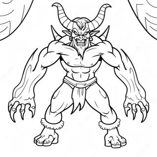 Demon Coloring Page 82059-23636