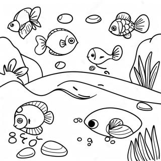 Pond Coloring Pages