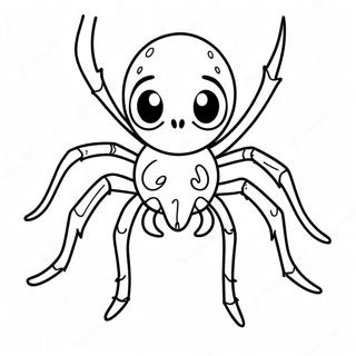 Halloween Spider Coloring Page 82161-23713