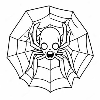 Halloween Spider Coloring Page 82161-23715