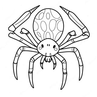 Halloween Spider Coloring Page 82161-23716