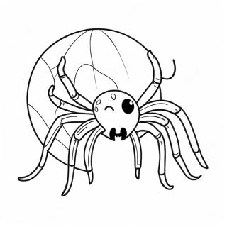 Halloween Spider Coloring Page 82161-23741