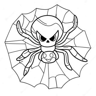 Halloween Spider Coloring Page 82161-23742