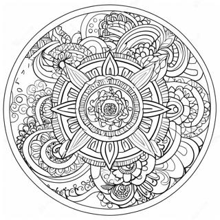 Spiritual Mandala Coloring Page 82212-23784