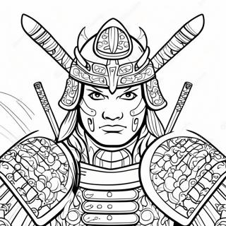 Samurai Coloring Pages