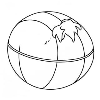 Beach Ball Coloring Page 82392-23921