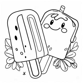 Popsicle Coloring Pages