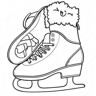 Ice Skating Coloring Pages