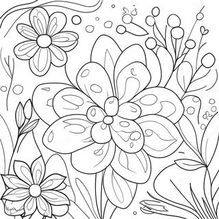 Spring For Kindergarten Coloring Pages