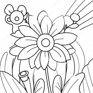 Spring Flowers Coloring Page 82547-24042