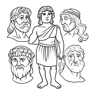 Greek Gods Coloring Pages