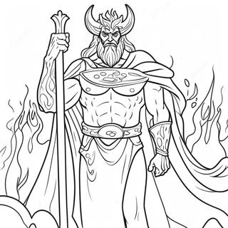 Hades In Underworld Coloring Page 82577 24079