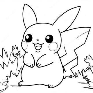 Gigantamax Pikachu Coloring Page 82625 24110