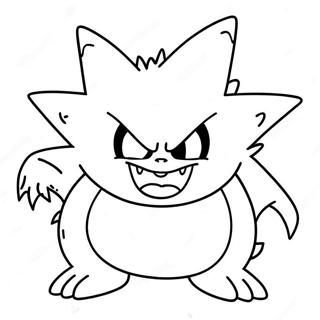 Gigantamax Gengar Coloring Page 82626 24115