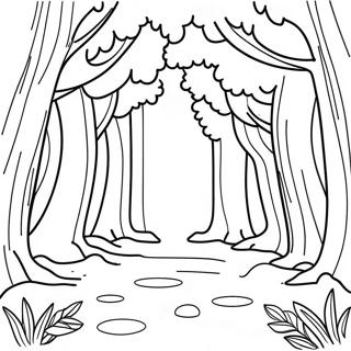 Magical Forest Coloring Pages